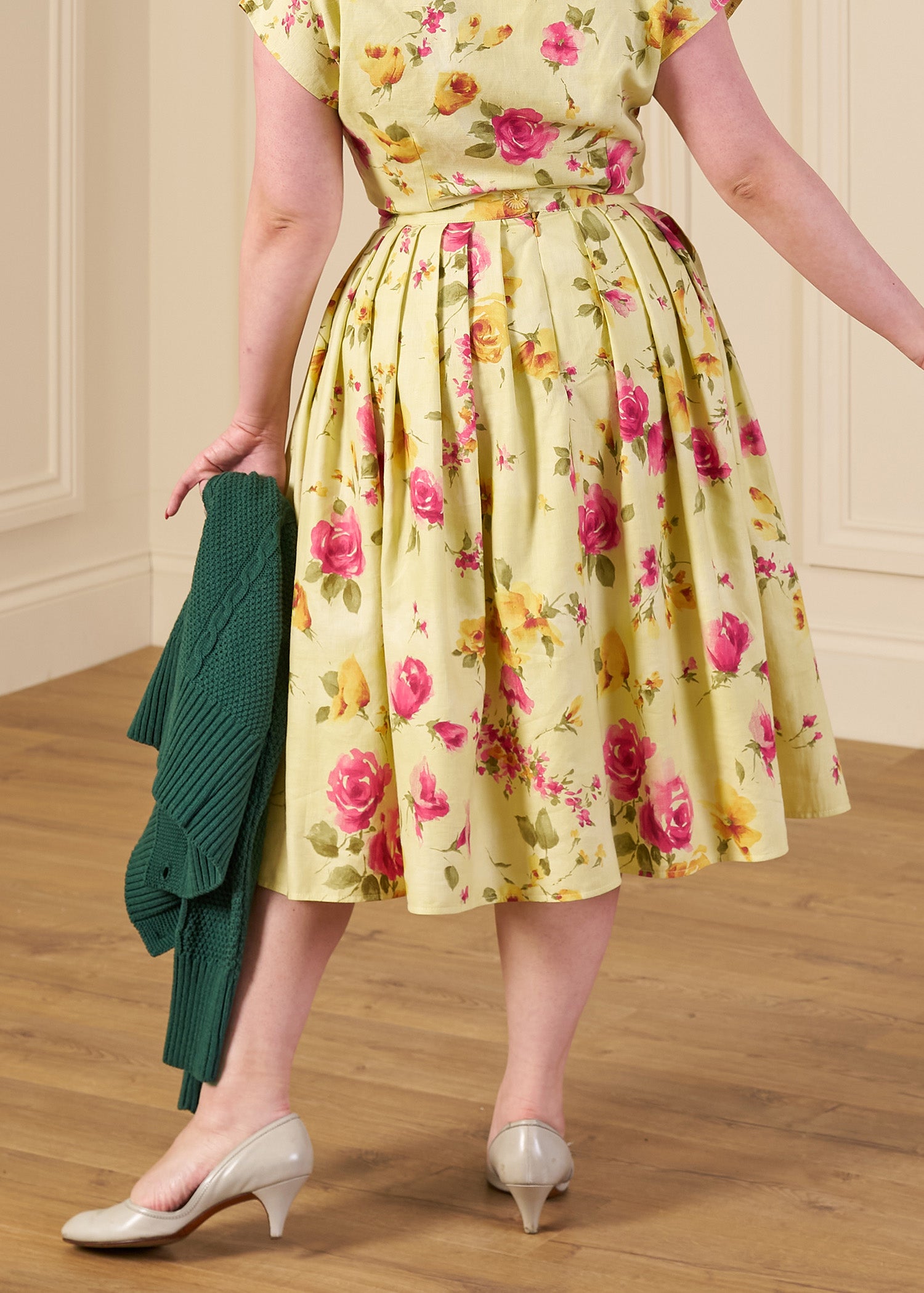 1950s Full Skirt - Rose Garden