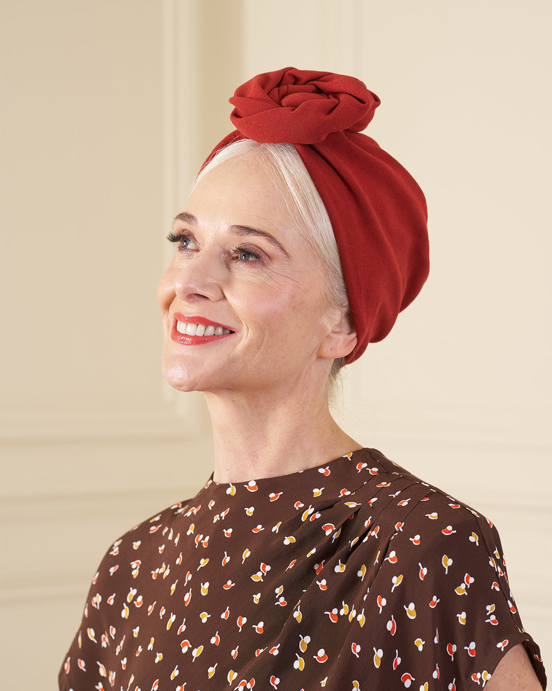 1940s Turban - Rust