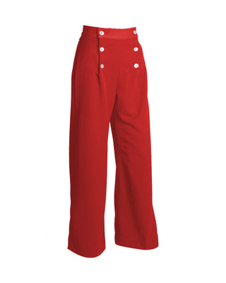 30s Sailor Pants - Red – House of Foxy
