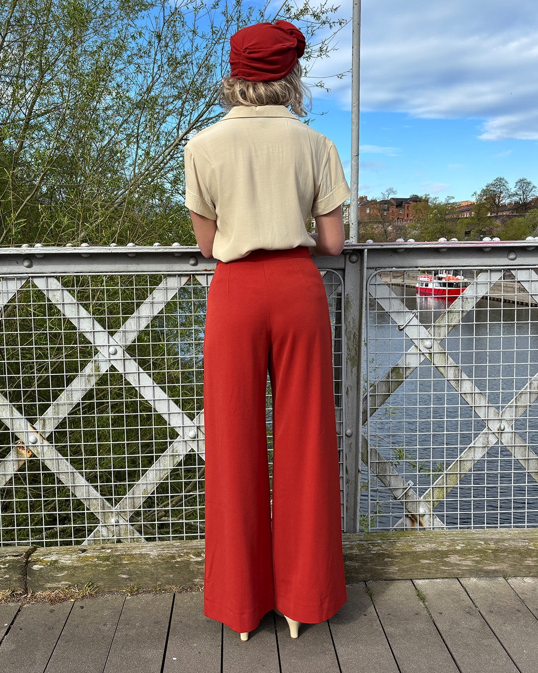 1930s Sailor Pants - Rust