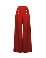 1930s Sailor Pants - Red