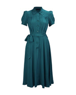 1940s Shirt-Waister Dress - Dragonfly