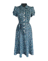 1940s Shirt-Waister Dress in Marguerite