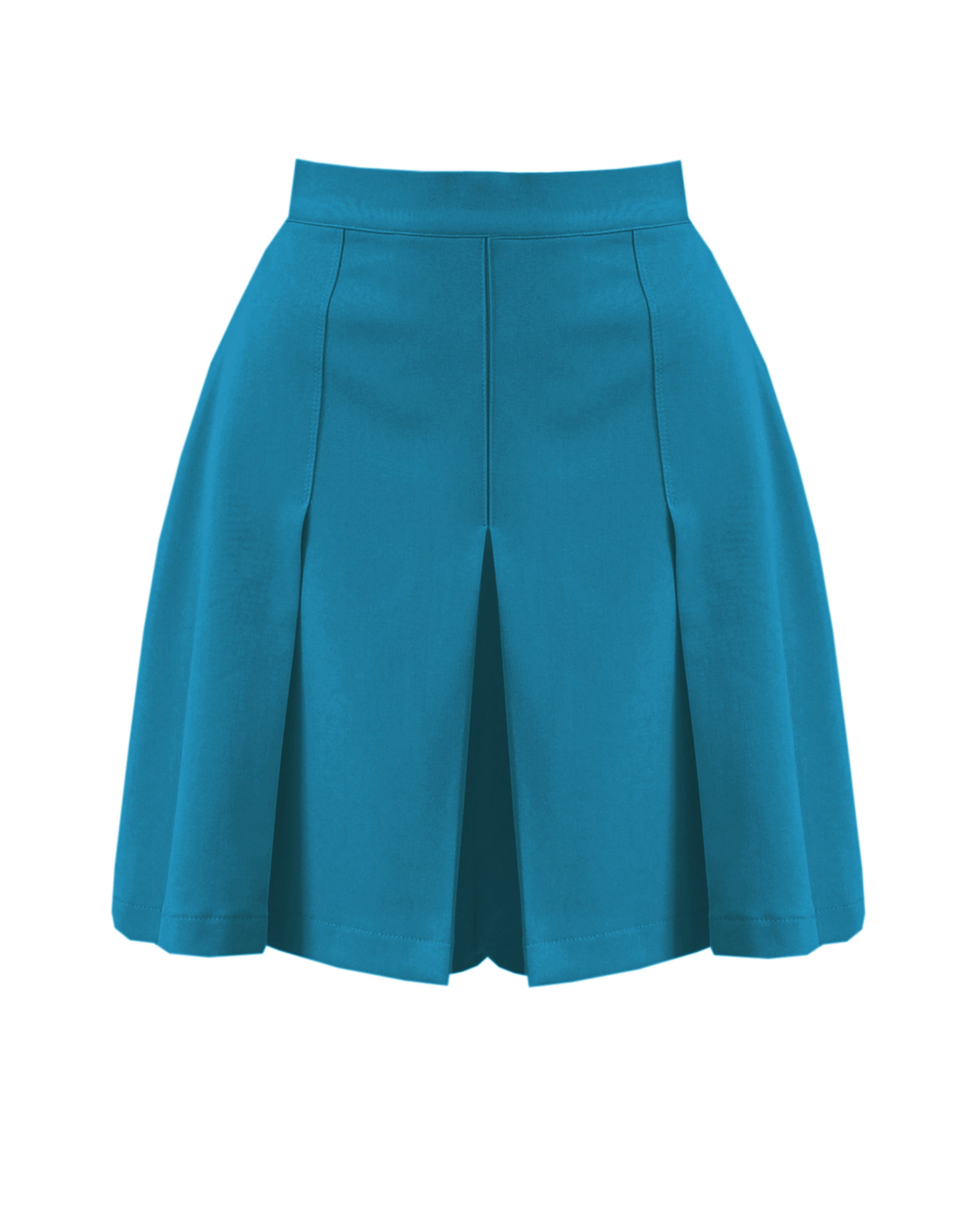 30s Pleated Shorts - Teal