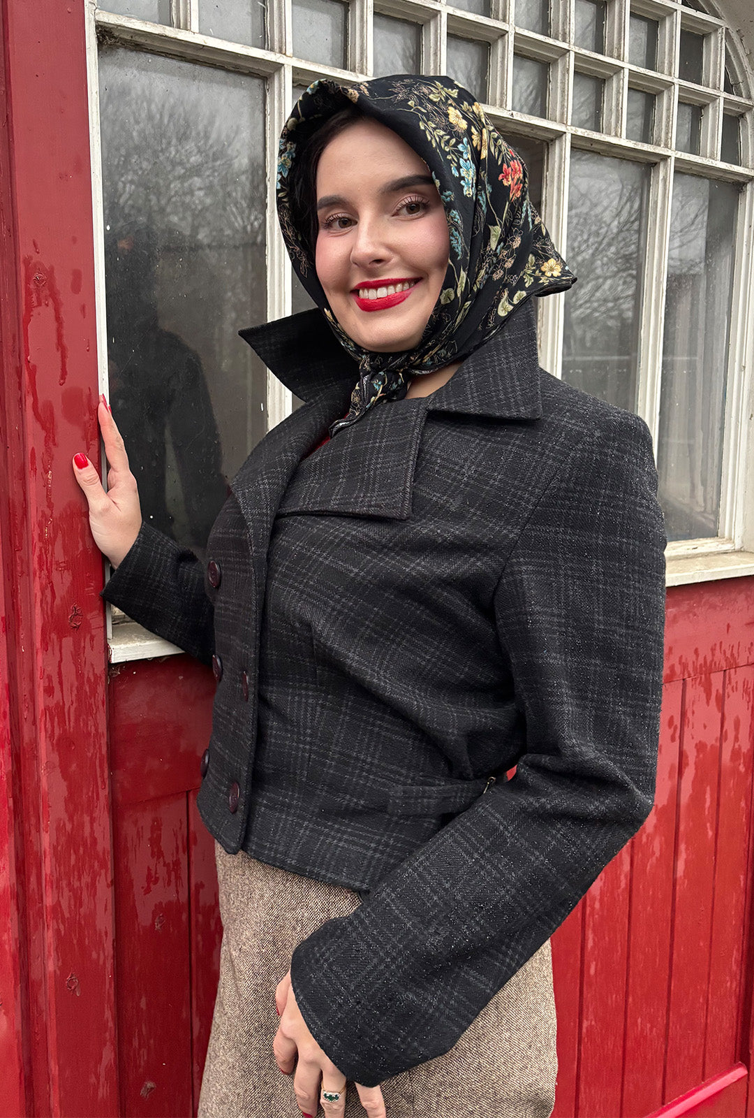 1930s Ski Jacket - Plaid Wool