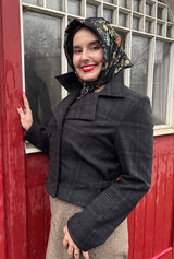 1930s Ski Jacket - Plaid Wool