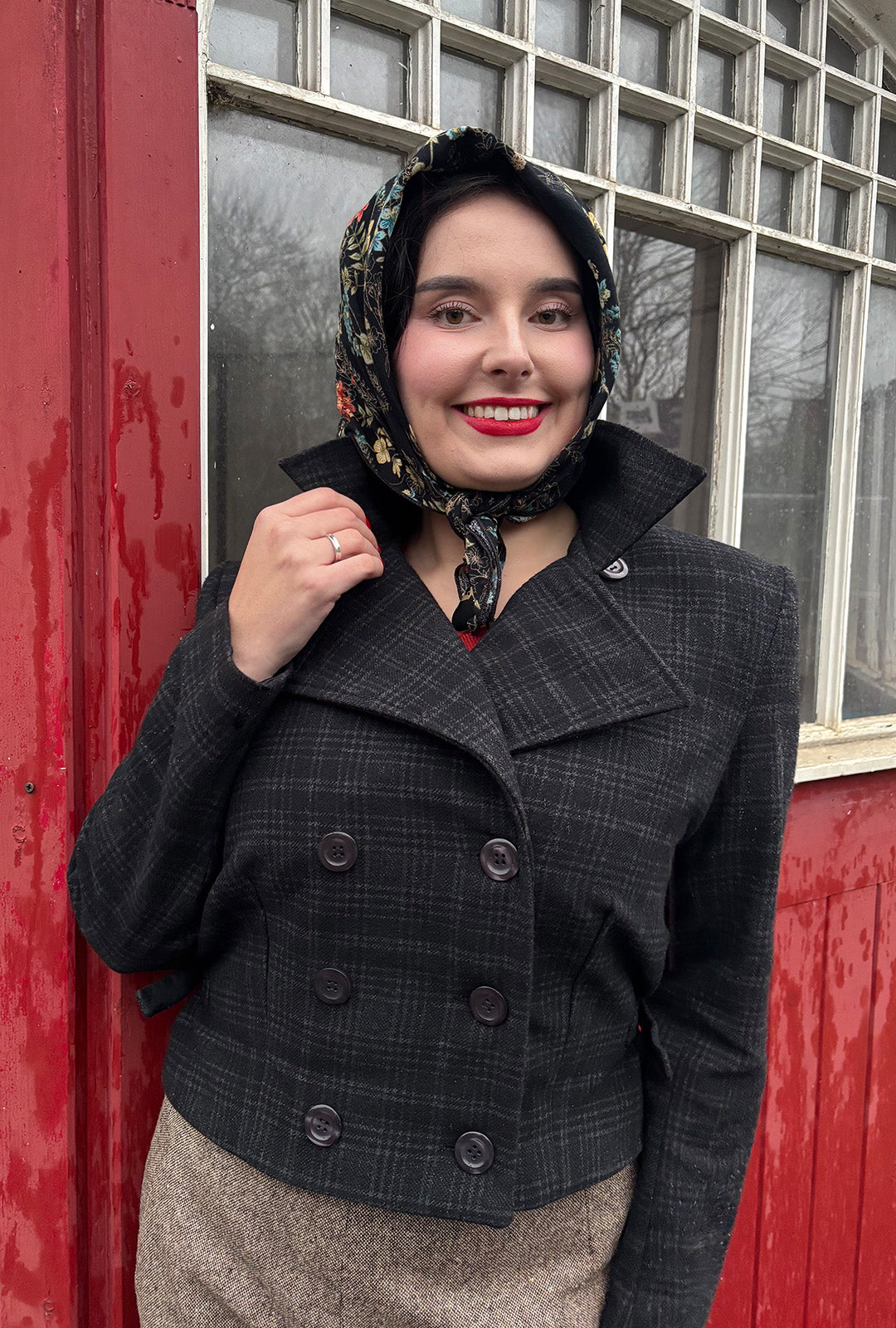 1930s Ski Jacket - Plaid Wool