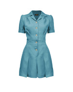 30s Sports Suit - Blue Linen