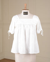 1940s Square Neck Smock Blouse - End of Line