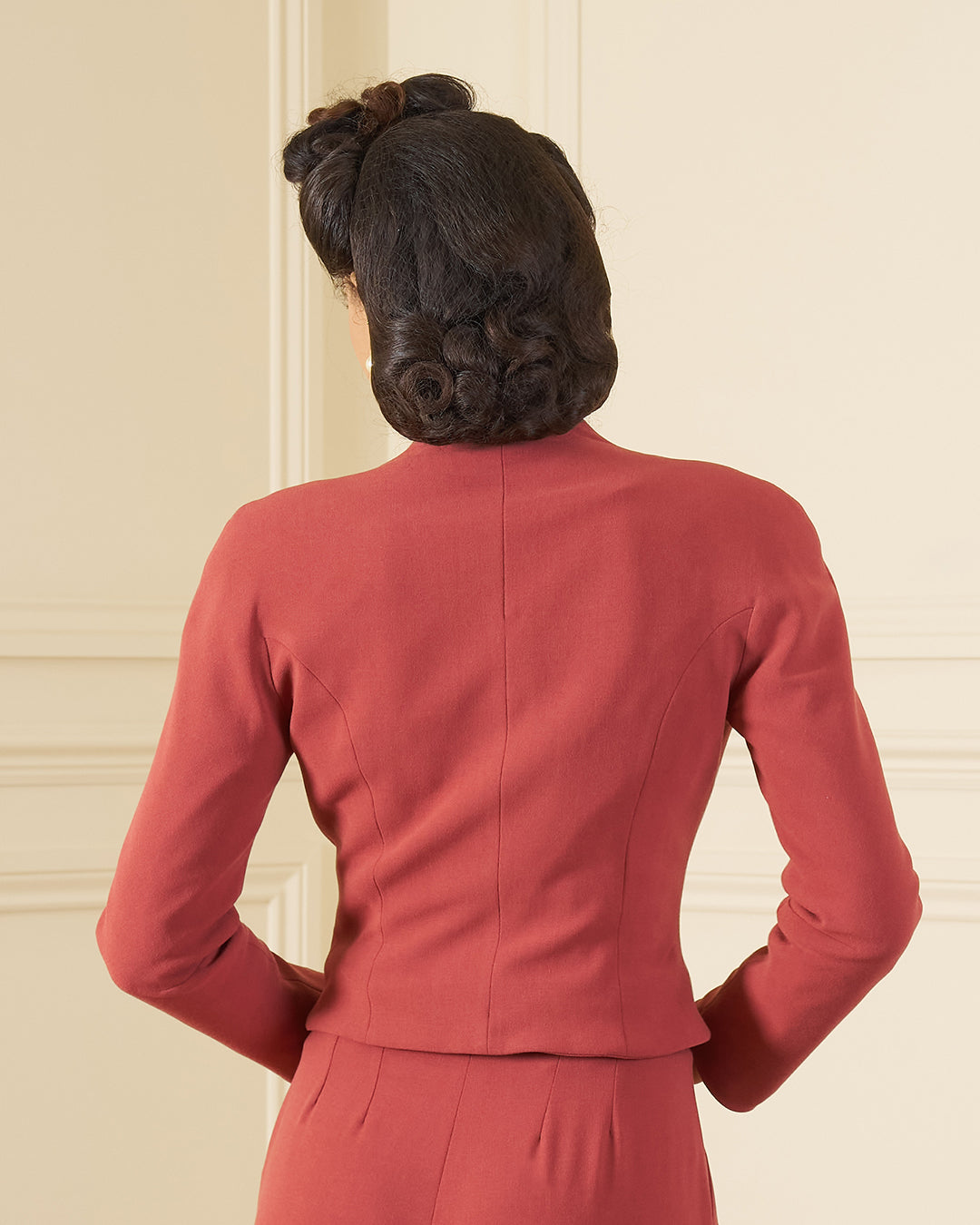 1940s Stanwyck Jacket - Rosewood