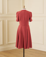 1940s Stanwyck Dress - Rosewood