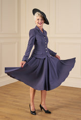1950s Premium Circle Skirt - Steel