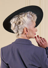Vintage Tilt Hat - Black