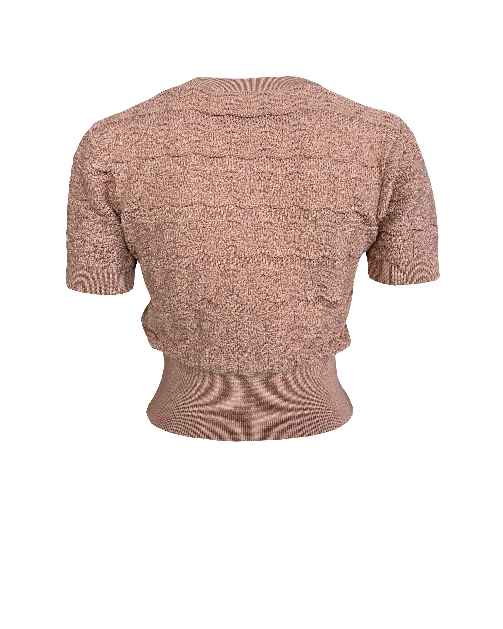 1940s Sweetheart Sweater in Sesame