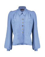 1940s Sweetheart Blouse - Lilac