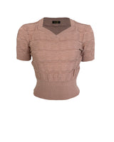 1940s Sweetheart Sweater in Sesame