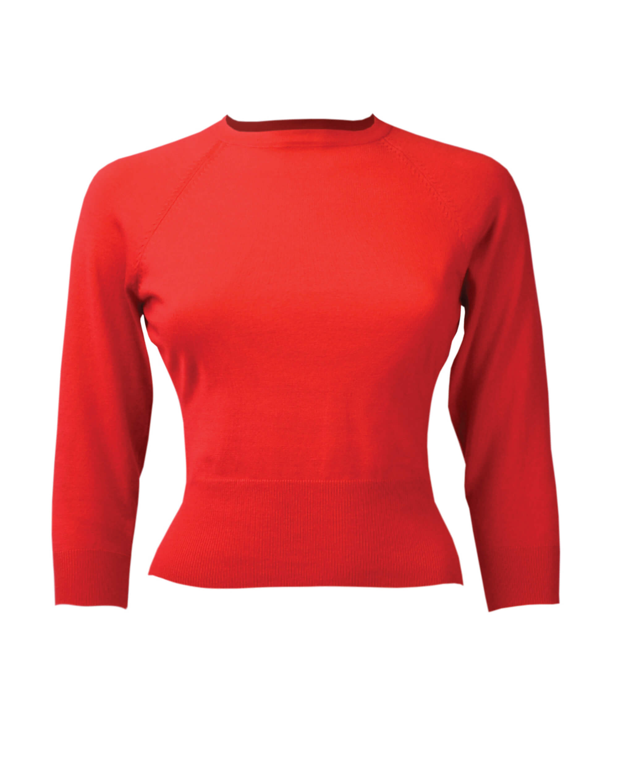 Sweater Girl Top - Red