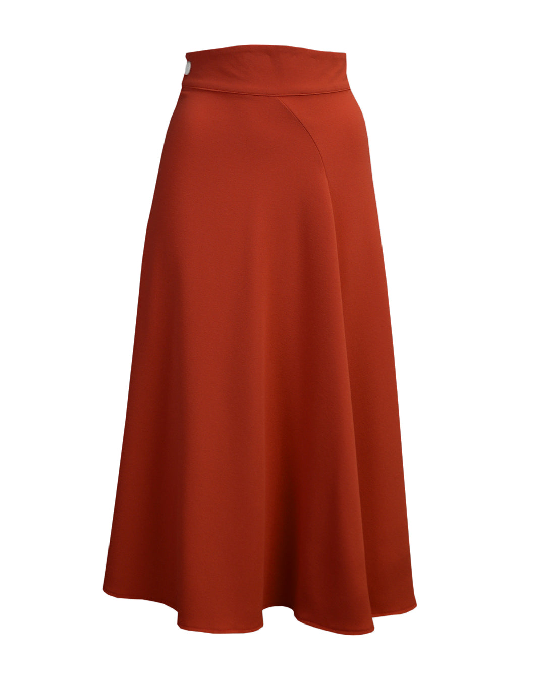 1930s Swirl Skirt - Rust
