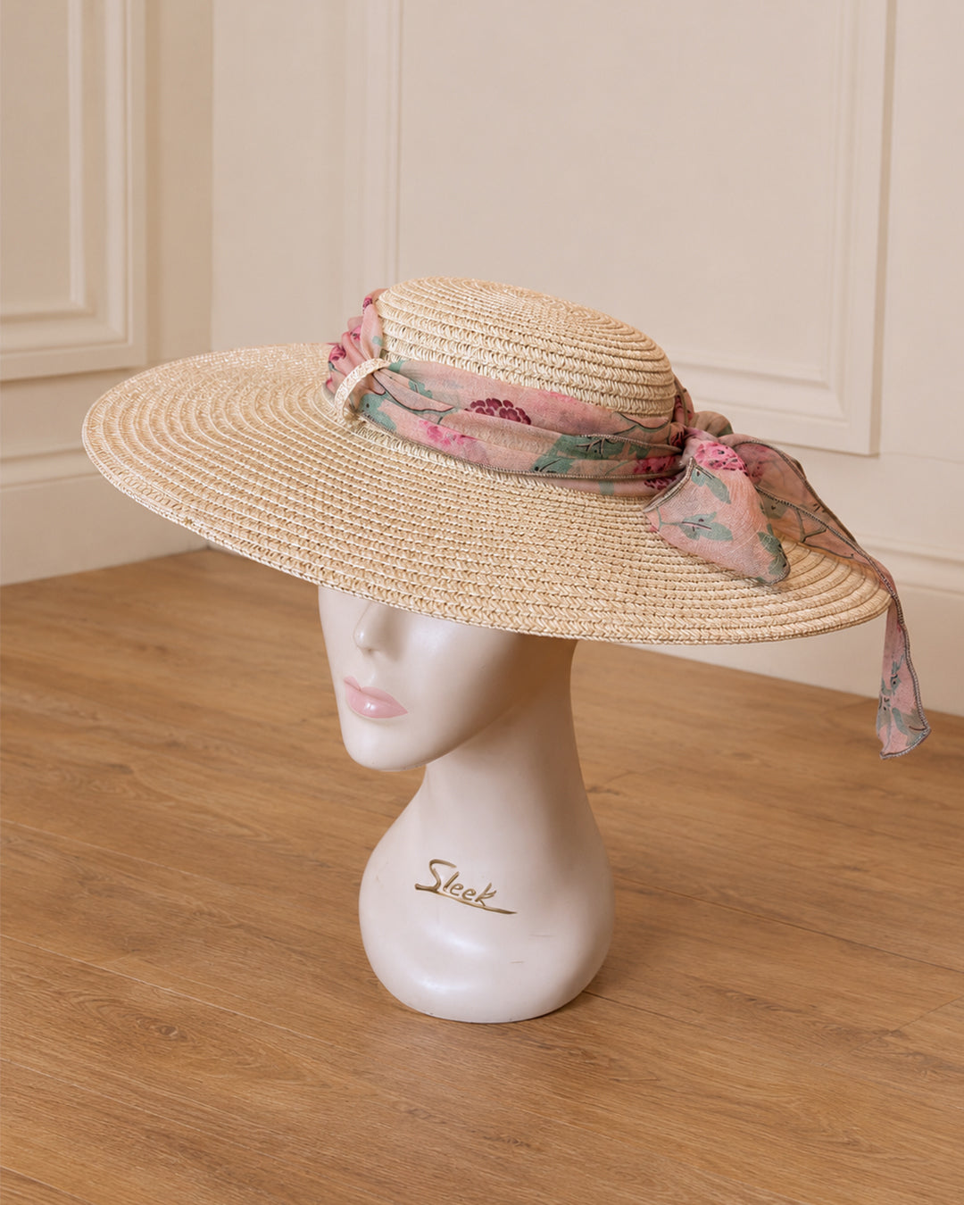 Vintage Tilt Hat - Hydrangea