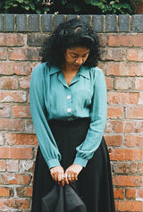 1940s Victory Blouse - Dragonfly
