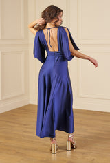 1970s Venus Dress - Azure Blue