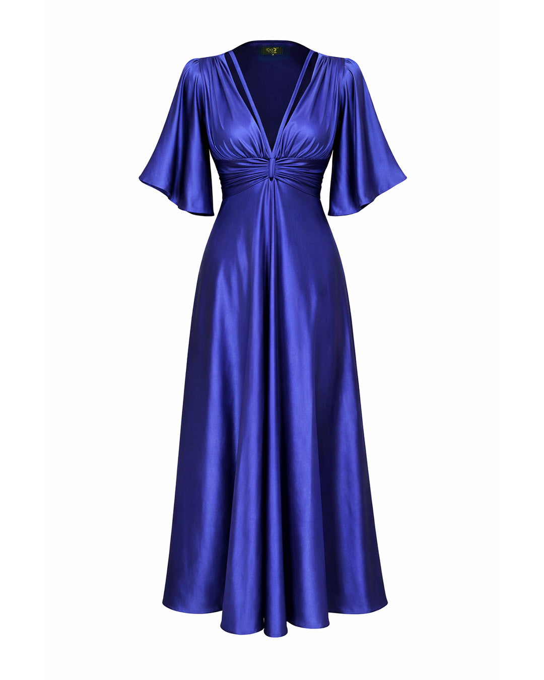1970s Venus Dress - Azure Blue - product shot