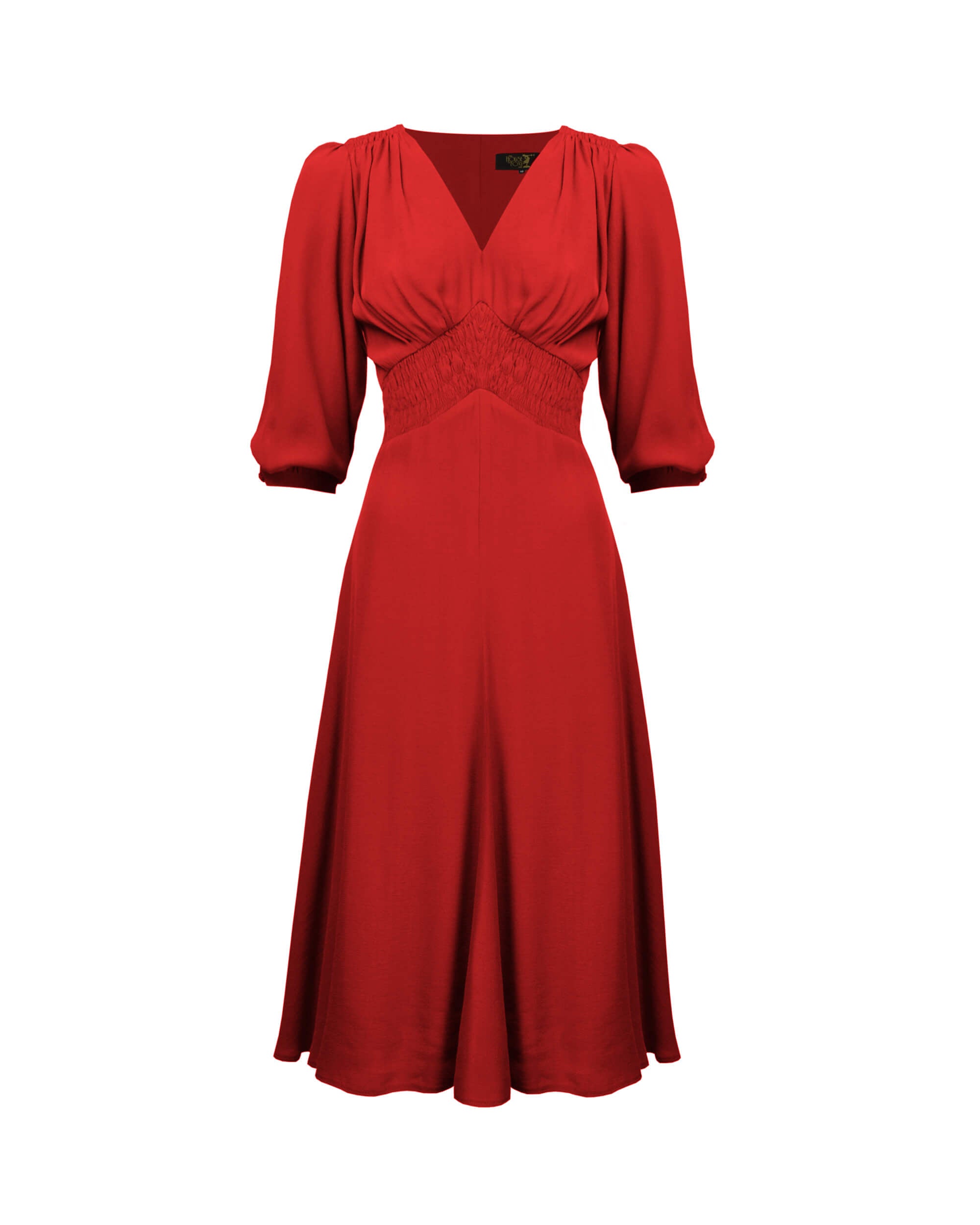 30s Vera Dress - Red