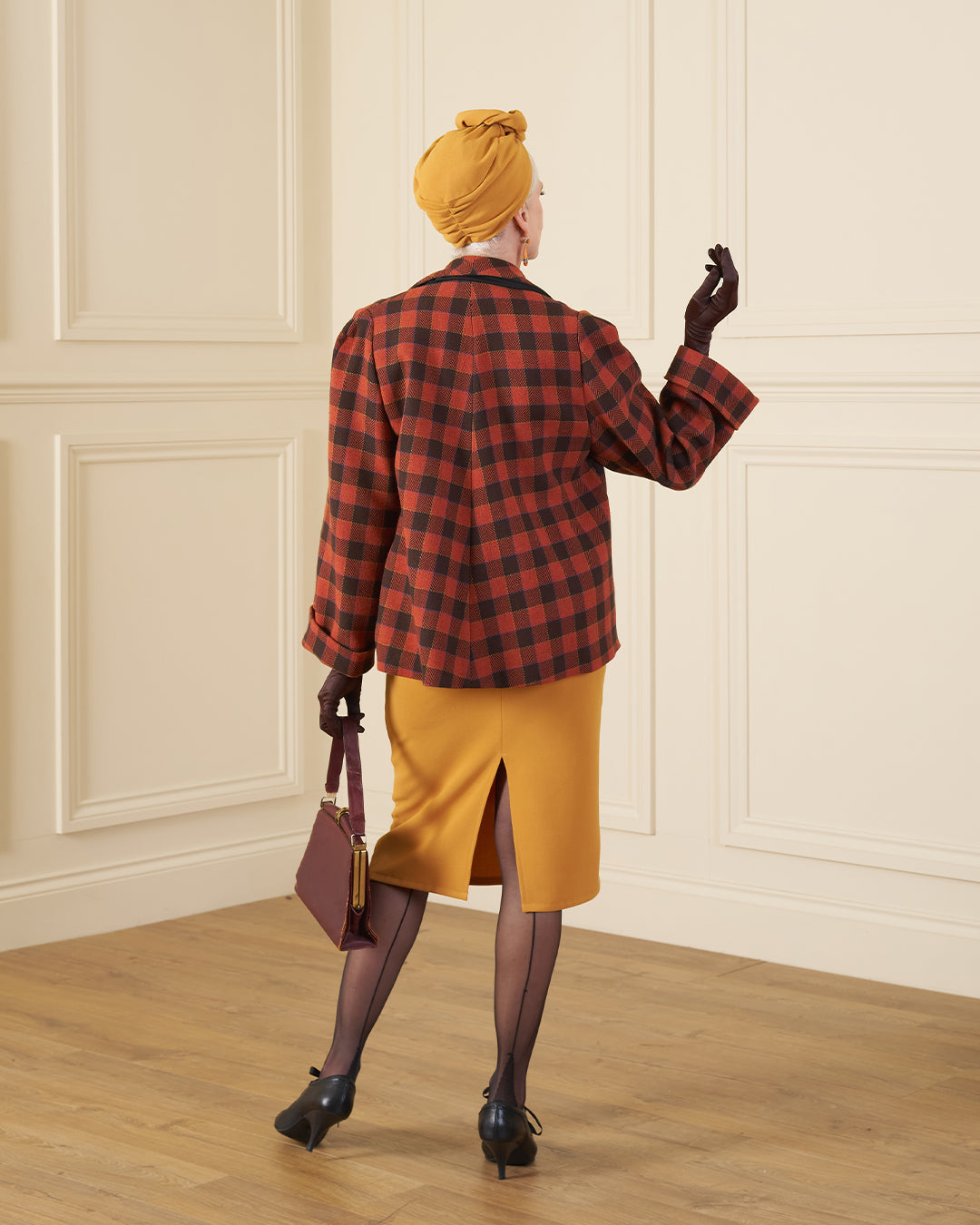 1940s/50s Swing Coat - Rowan Check