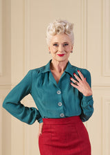 1940s Victory Blouse - Dragonfly
