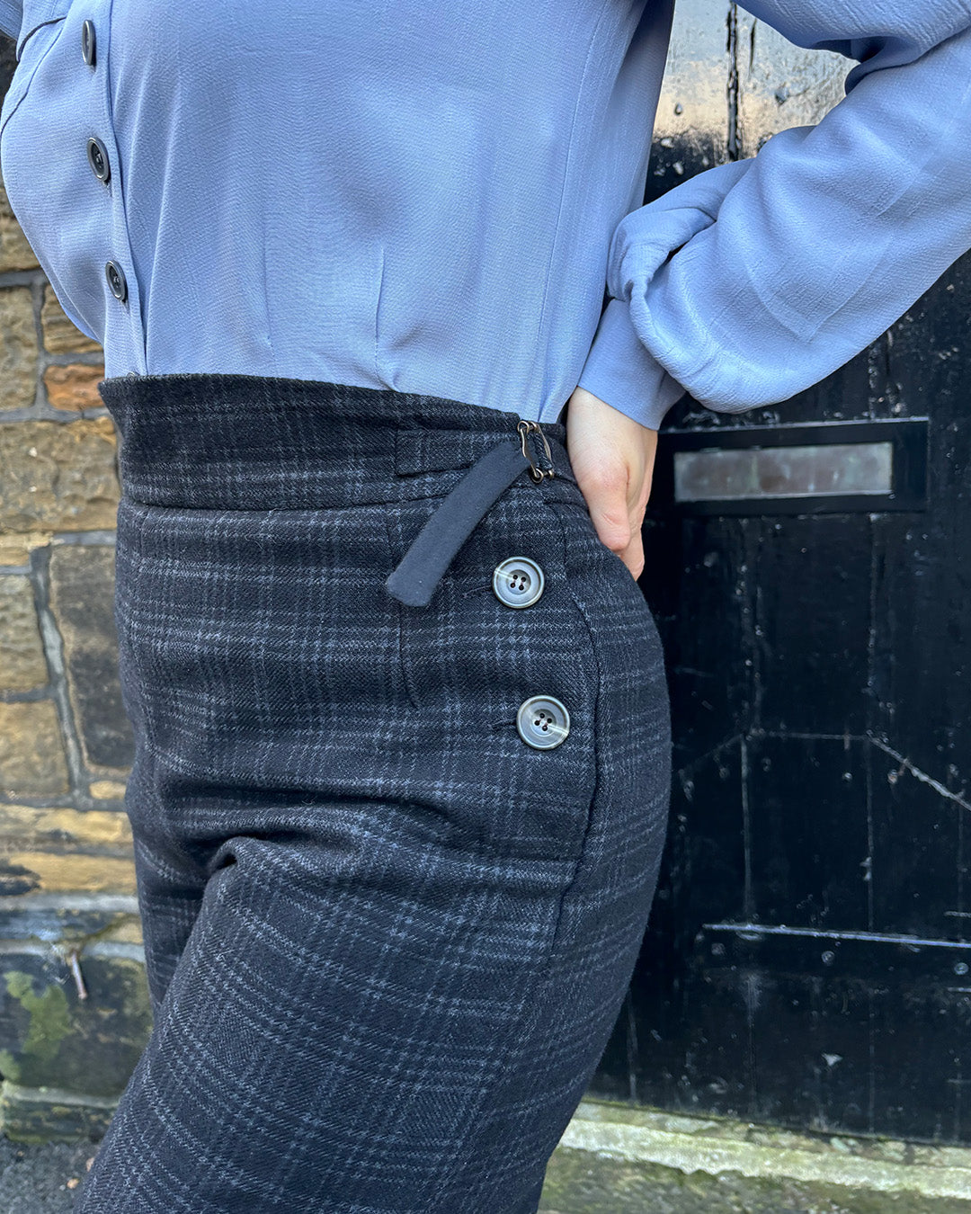 Vintage Ski Pants - Plaid Wool