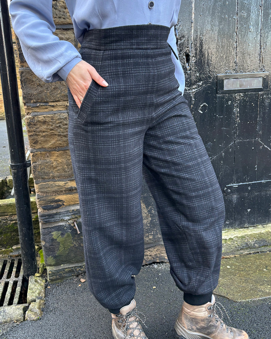 Vintage Ski Pants - Plaid Wool