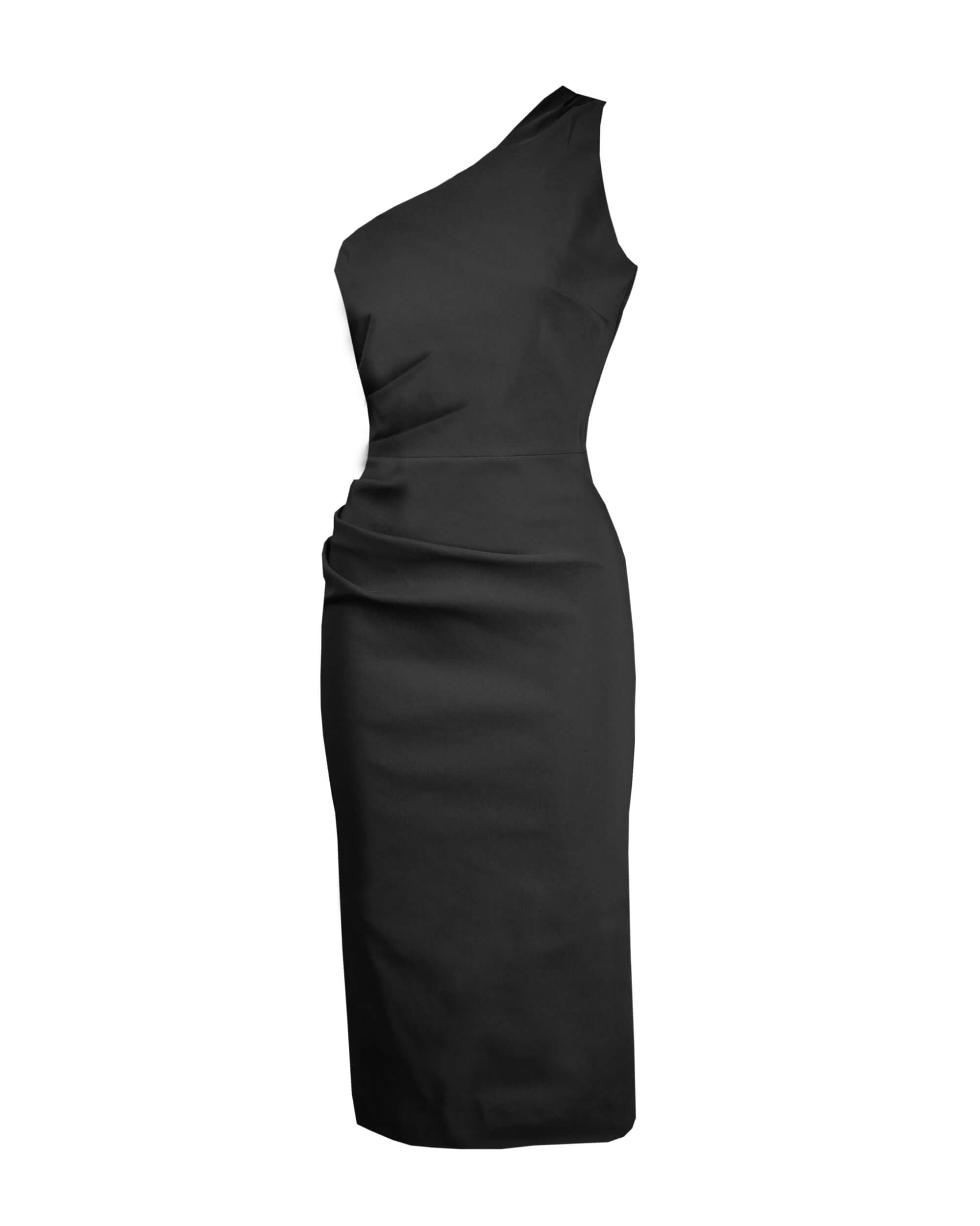 Norma Wiggle Dress in Black – House of Foxy