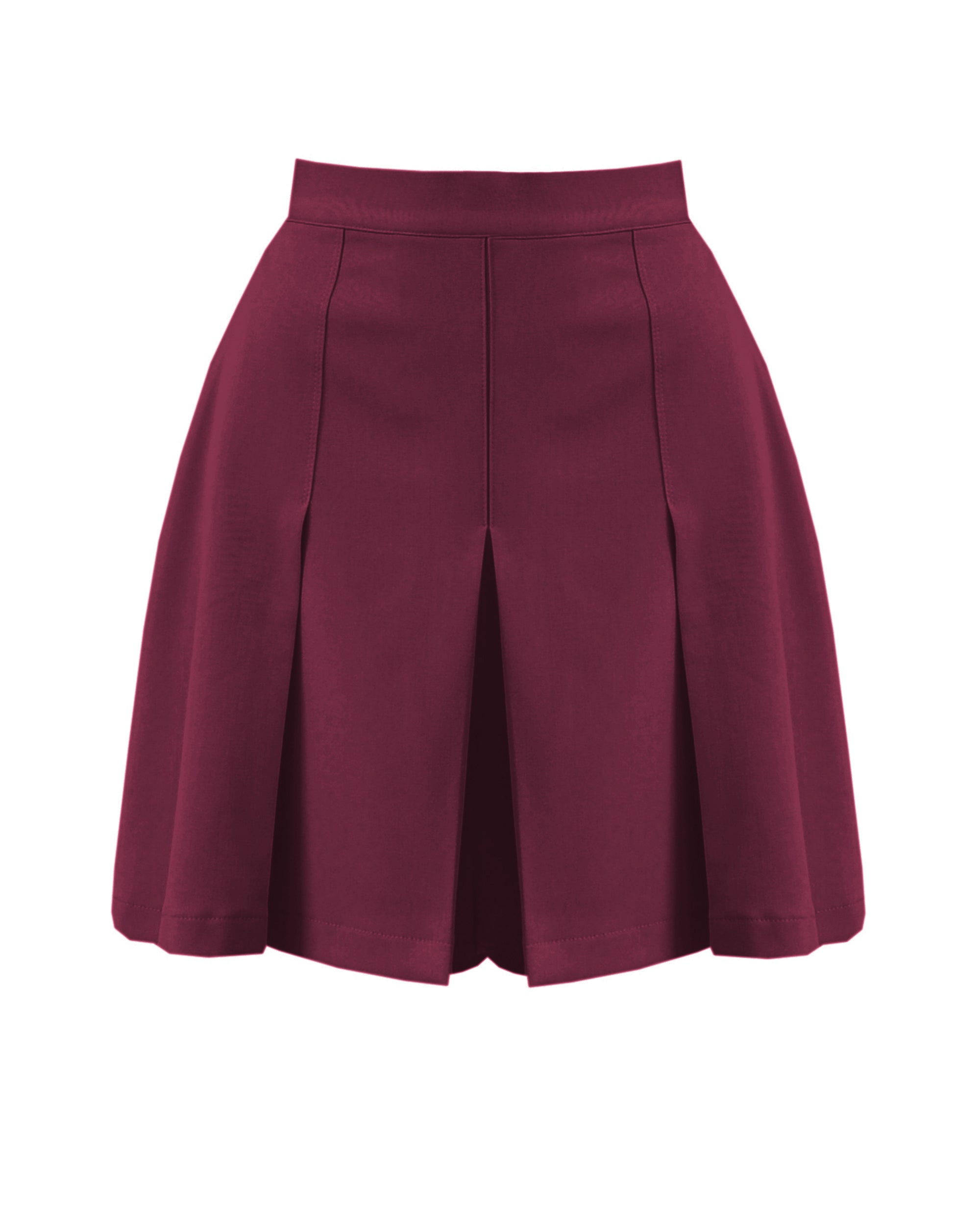 1930s Pleated Shorts - Wine