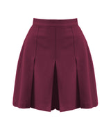 1930s Pleated Shorts - Wine